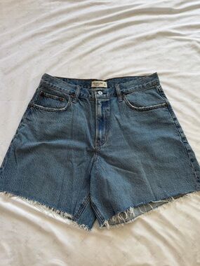 Abercrombie Classic High-Rise Blue Denim Women’s Shorts